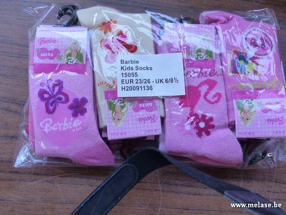 Kindersokken "Barbie"