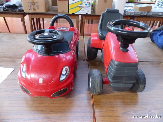 Loopauto + kindertractor