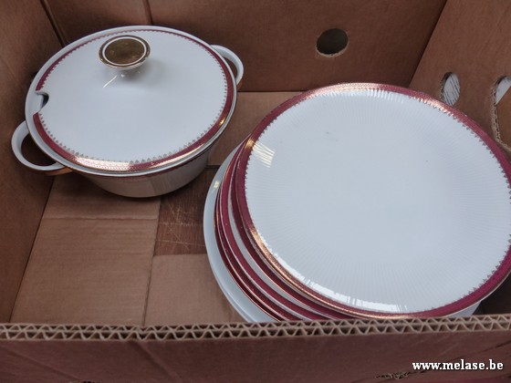 Borden en soepterrine
