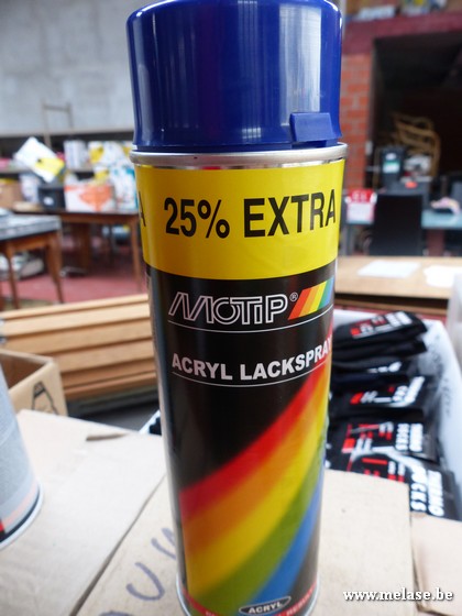 Acryl lackspray "blauw"