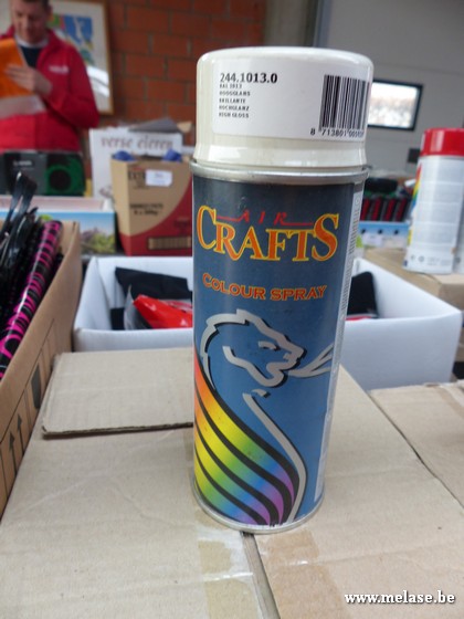 Color spray "wit"