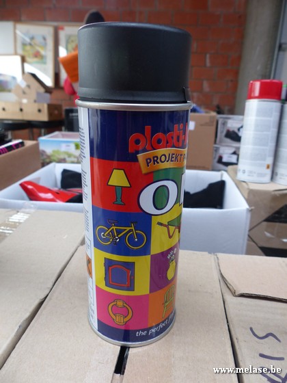 Color spray "zwart"