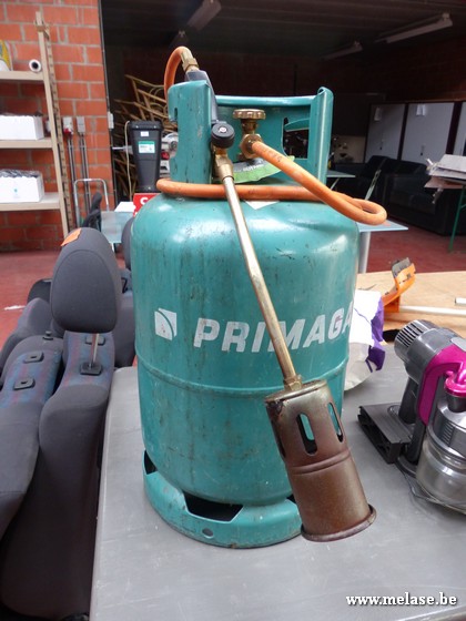 Roofingbrander + gasfles