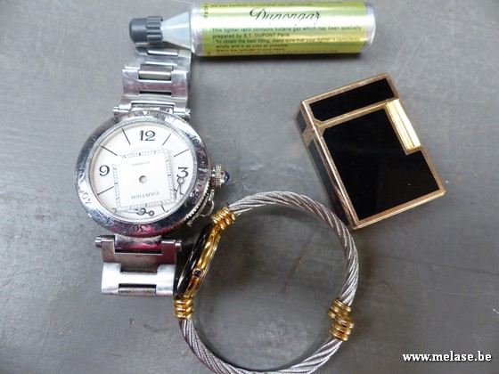 Aansteker + 2 horloges