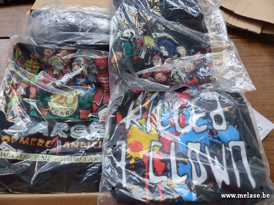 T-shirts "bedrukt"