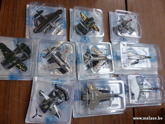Miniatuur vliegtuigen