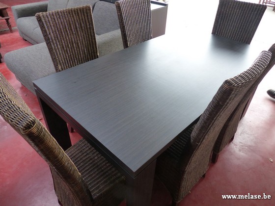 Eettafel + 6 stoelen