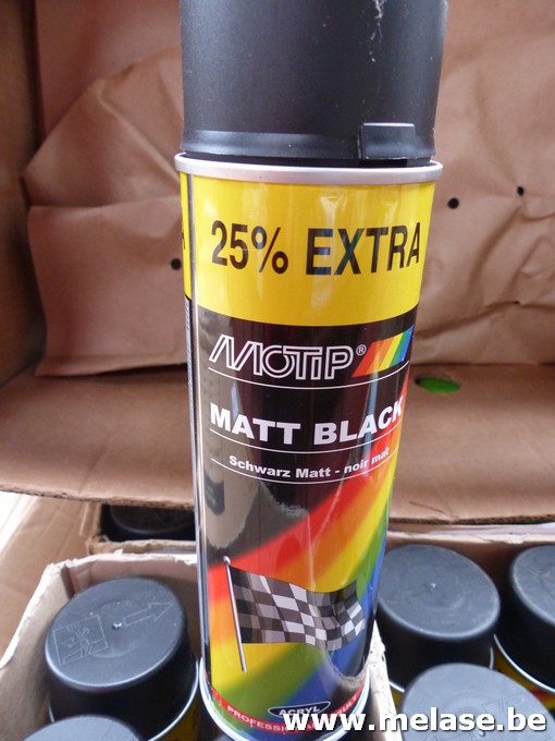 Spuitbussen "Motip - Matt Black"