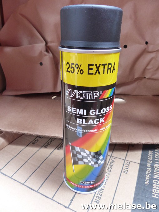 Spuitbussen "Motip - gloss black"