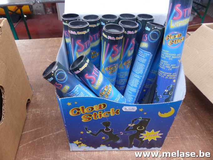 Glazenrekje + glowsticks