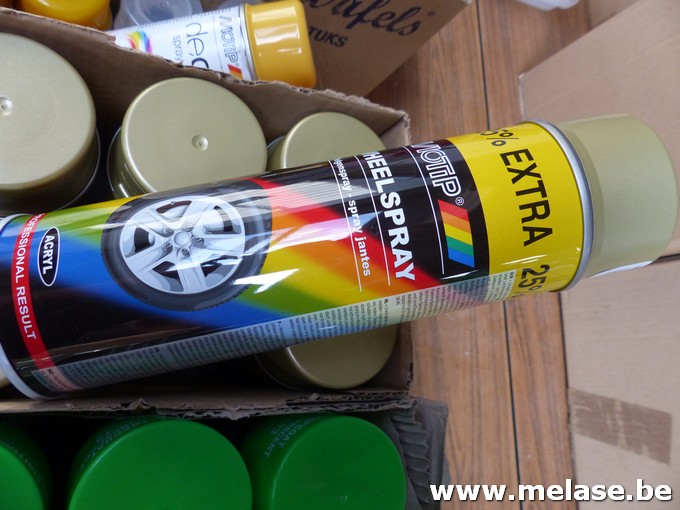 Spuitbussen "Wheelspray"