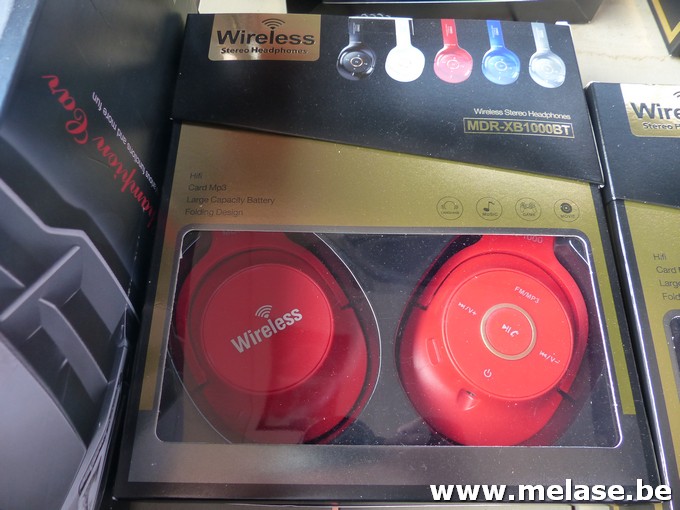 Draadloze hoofdtelefoon "rood"