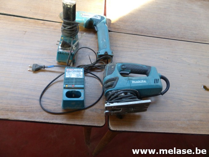 Decoupeerzaag en schroefmachine "Makita"