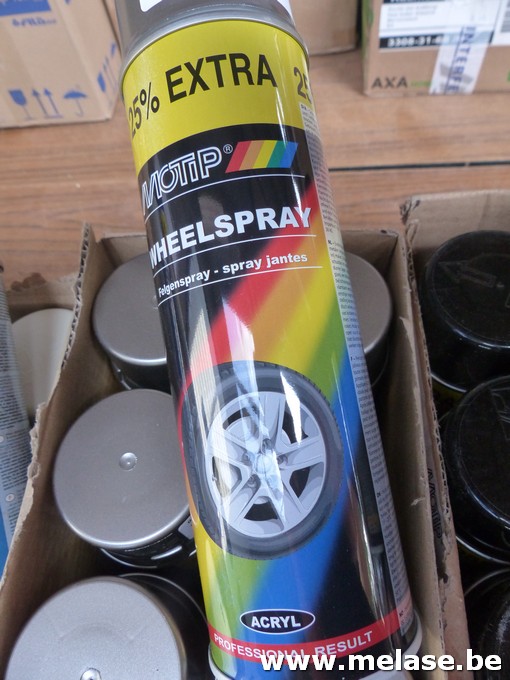 Spuitbussen "Wheelspray"