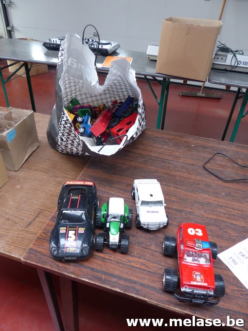 Zak diverse speelgoedauto's