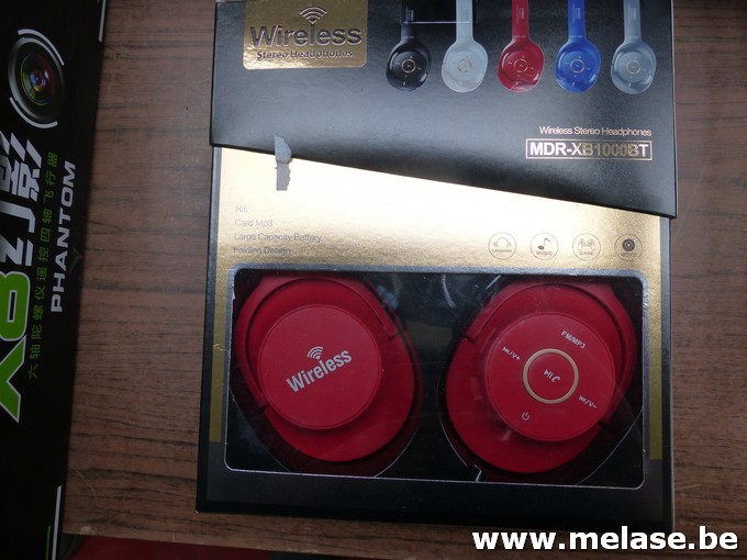 Draadloze hoofdtelefoon "rood"