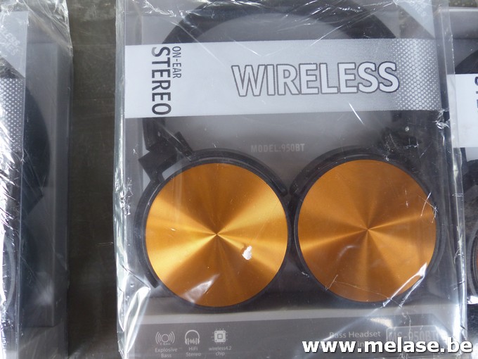 Draadloze hoofdtelefoon "goud"