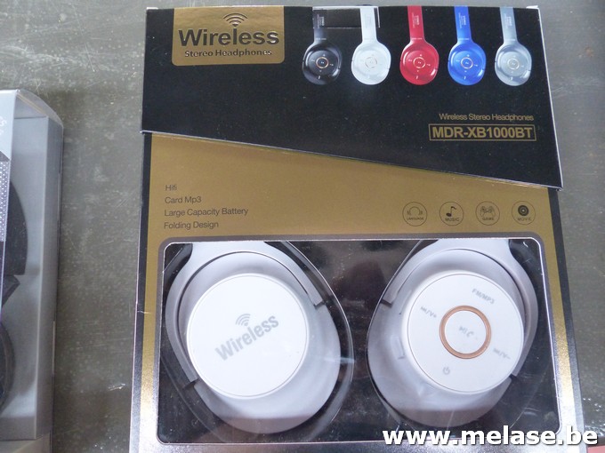 Draadloze hoofdtelefoon "wit"
