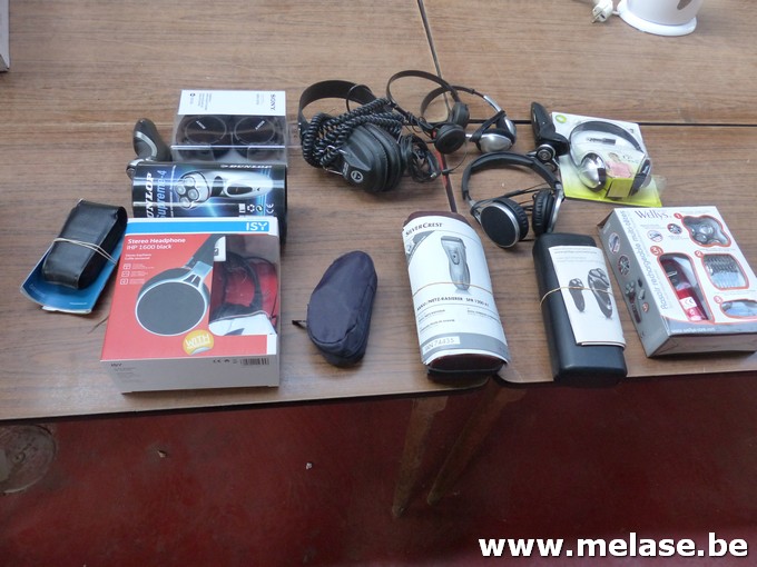 Hoofdtelefoons + scheerapparaten