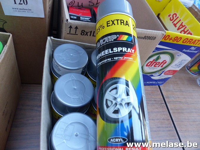 Wheelspray "Motip - zilver"
