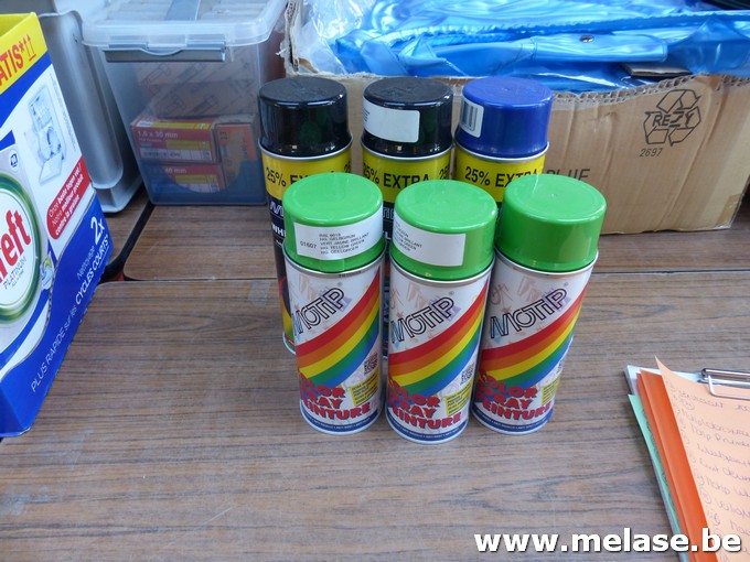 Wheelspray en colorspray "Motip"