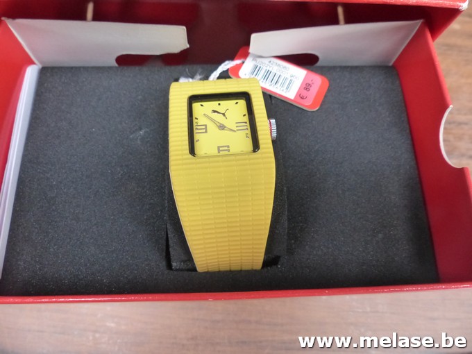 Horloge "Puma - geel"