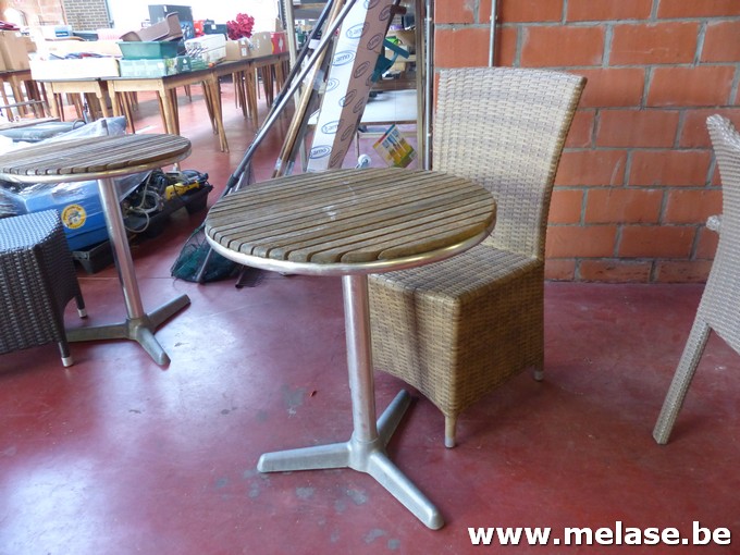 Bistrotafeltje "rond"+ stoel 