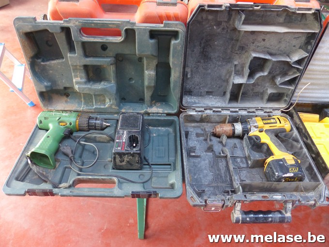 Schroefmachines "Hitachi en DeWalt"