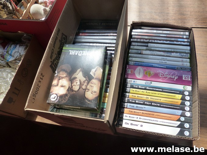 DVD's en XBOX en PS2 spelen