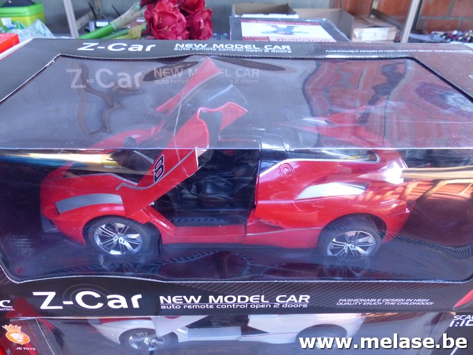 Auto op afstandsbediening "Z-Car - rood"