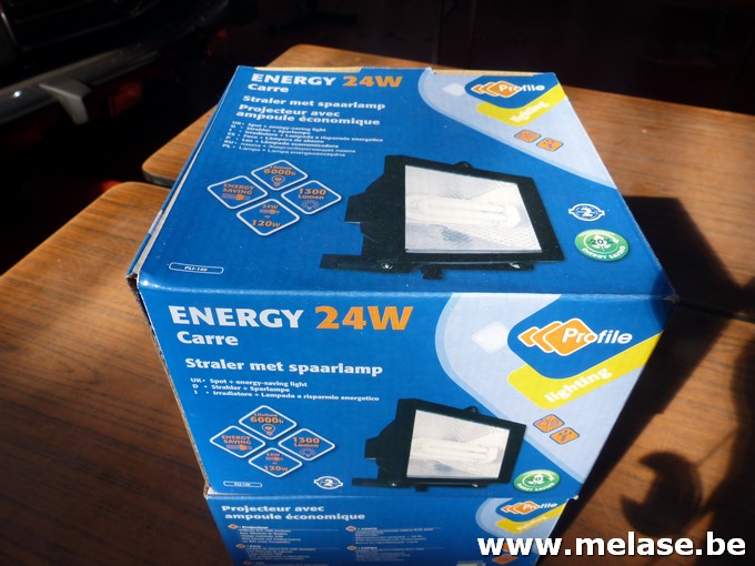 Straler met spaarlamp "Profile"