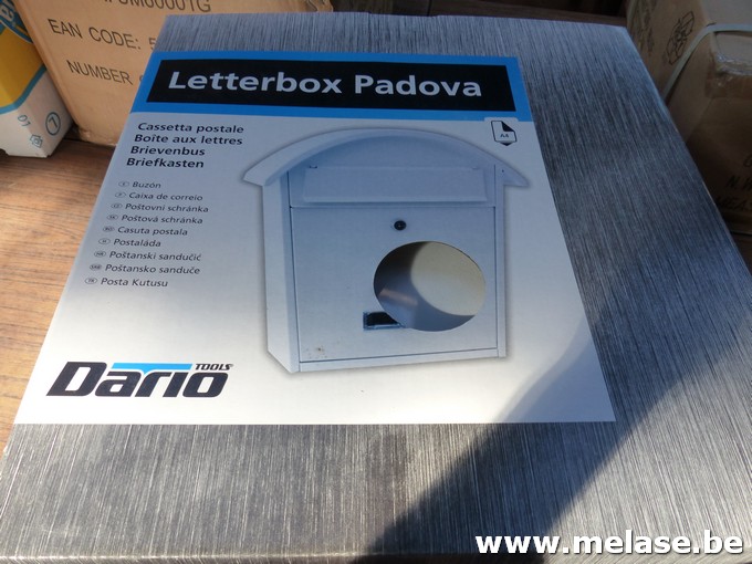 Brievenbus "Padova - wit"
