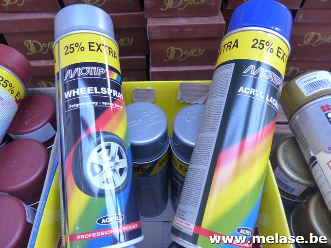 Wheelspray en Lakspray "Motip"