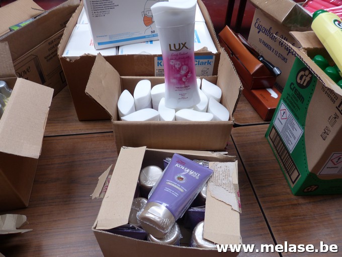Balsam "Wella" + douchezeep "Lux"
