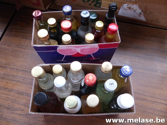 Miniatuur drankflesjes