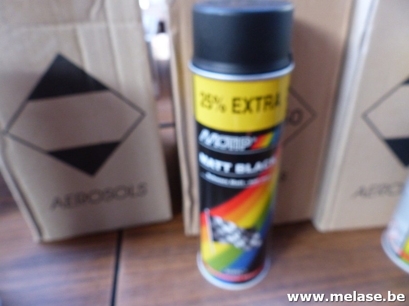 Lakspray "Motip - matt black"