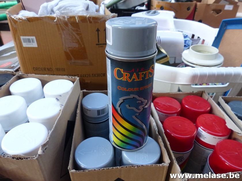 Colorspray "Crafts - hoogglans - RAL7001"
