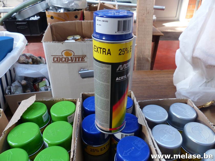 Acryllackspray "Motip - RAL5002"