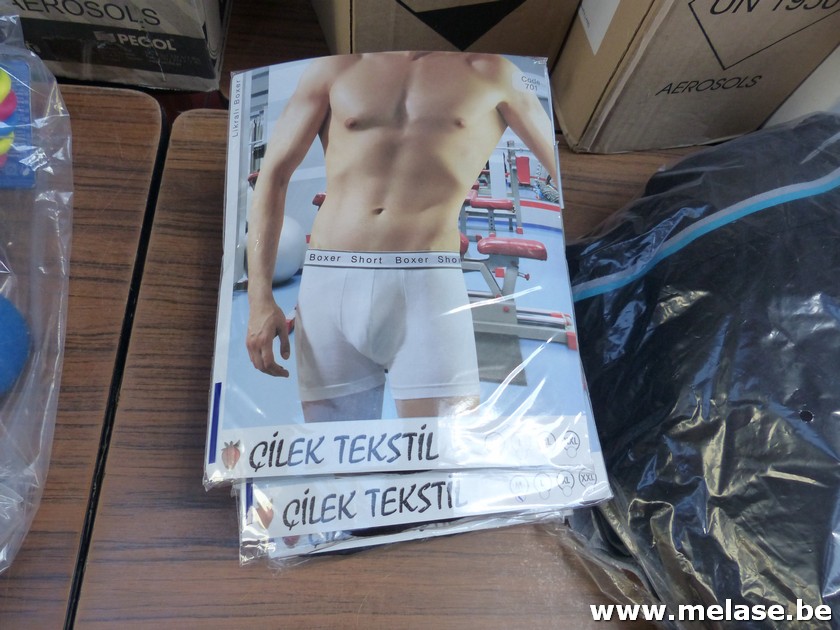 Herenboxershorts "zwart"