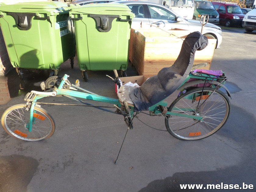 Ligfiets "zelfgemaakt?"