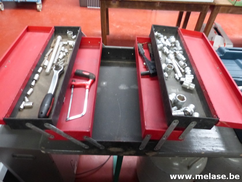 Metalen gereedschapskoffer