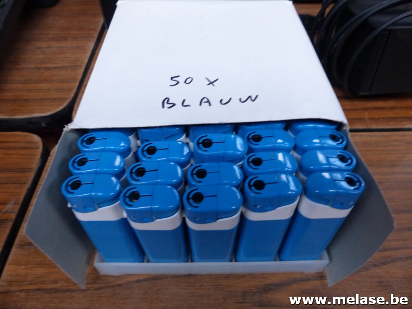 Aanstekers "blauw"