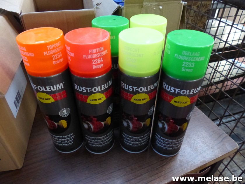 Rust Oleum "Fluo kleuren"