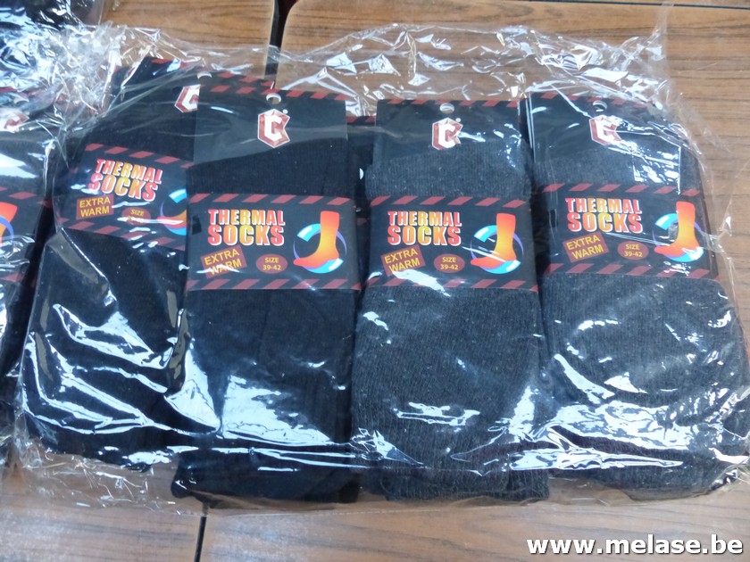 Thermal socks "grijs en zwart"
