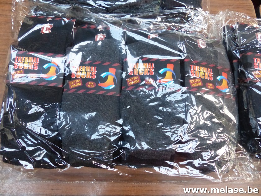 Thermal socks "grijs en zwart"