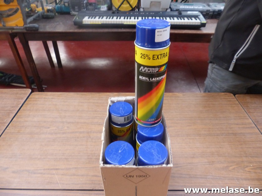 Acryl lackspray "Motip - blauw"