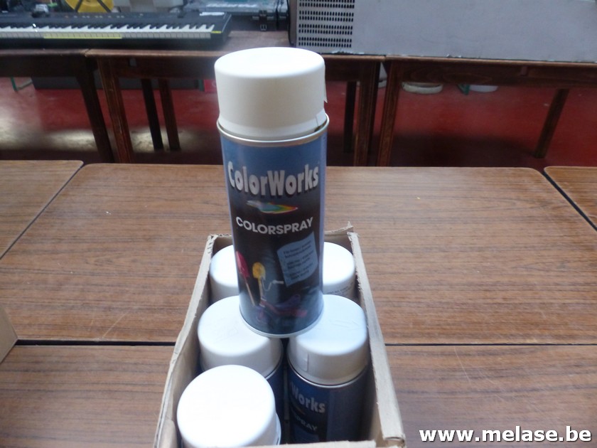 Colorspray "Colorworks - wit zijdeglans"
