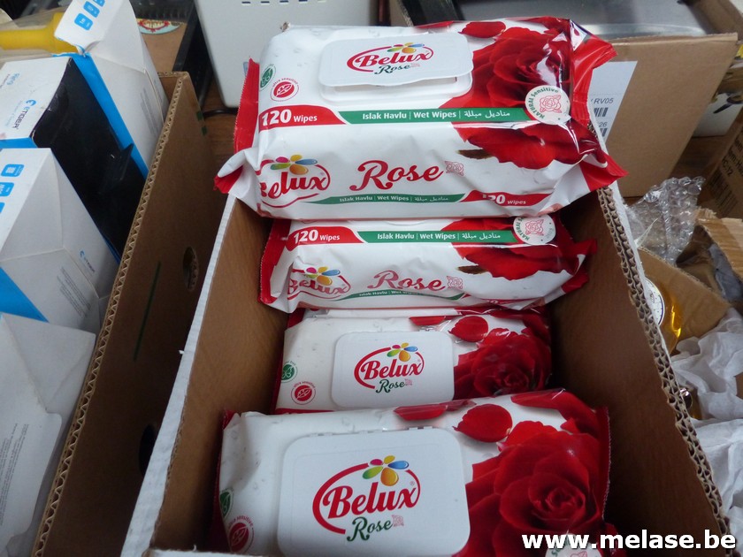 Vochtige doekjes "Belux - roos"