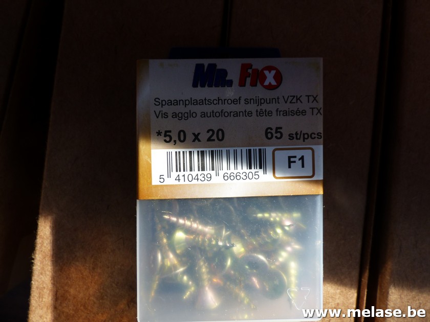 Spaanplaatschroeven "5,0x20"