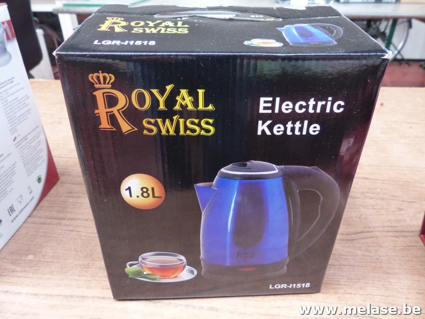 Waterkoker "Royal Swiss - blauw"